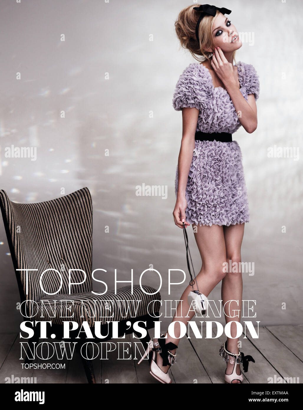 2010s UK Topshop Magazine Advert Stock Photo - Alamy