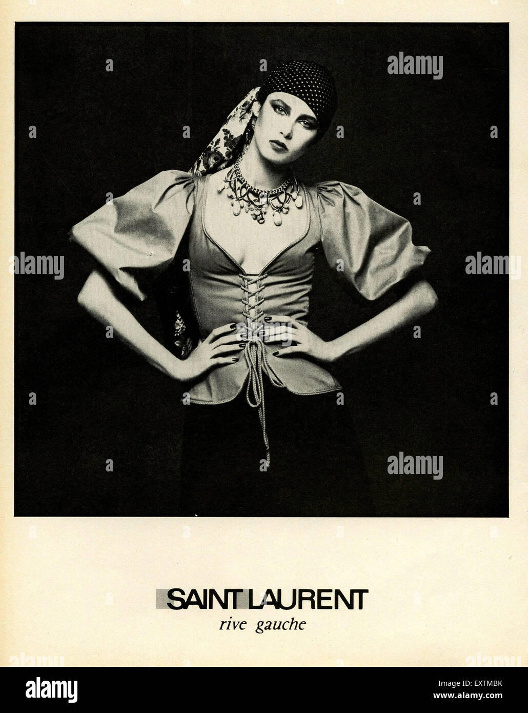Yves saint laurent 1970s hi-res stock photography and images