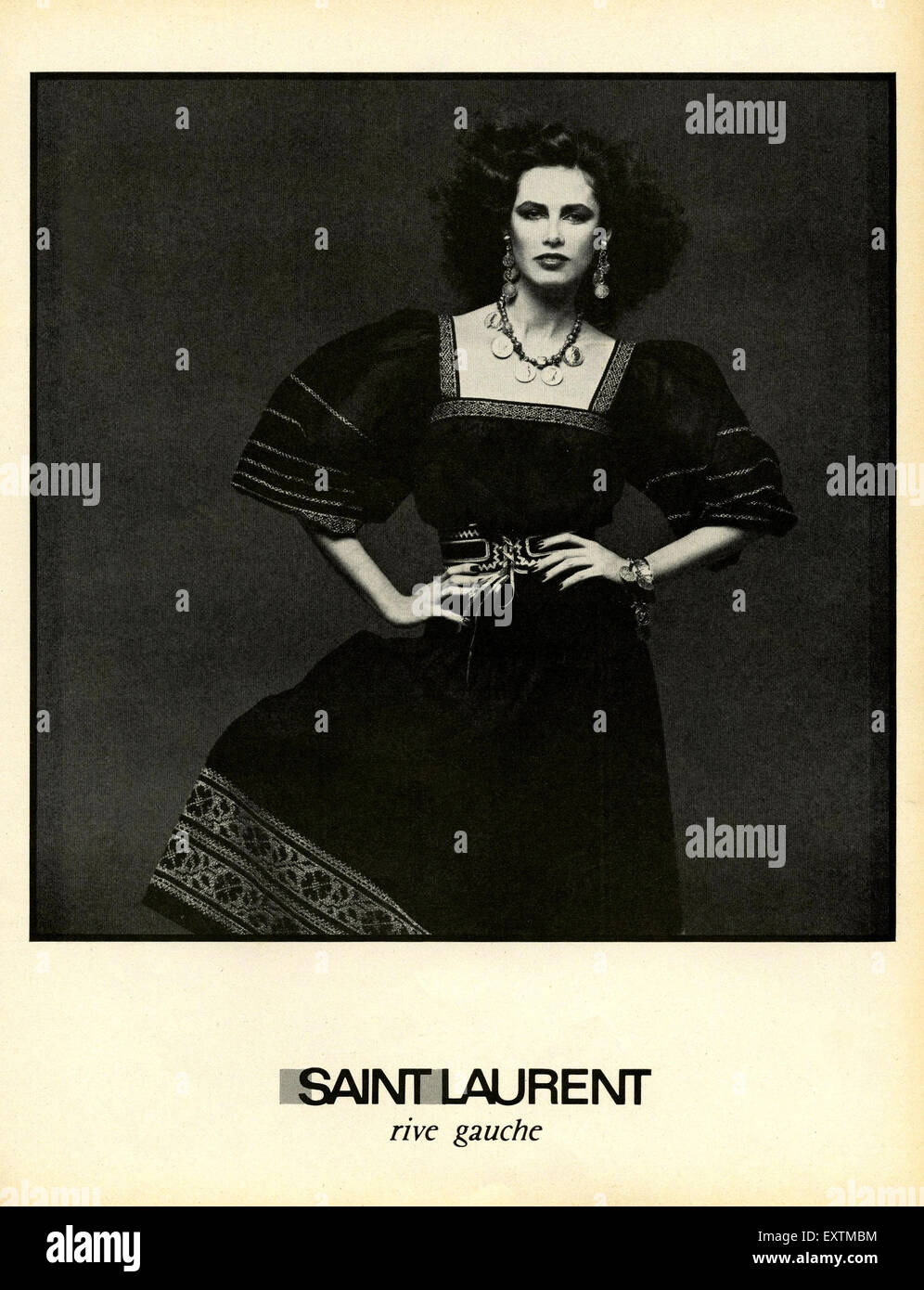 Yves saint laurent 1970s hi-res stock photography and images - Alamy