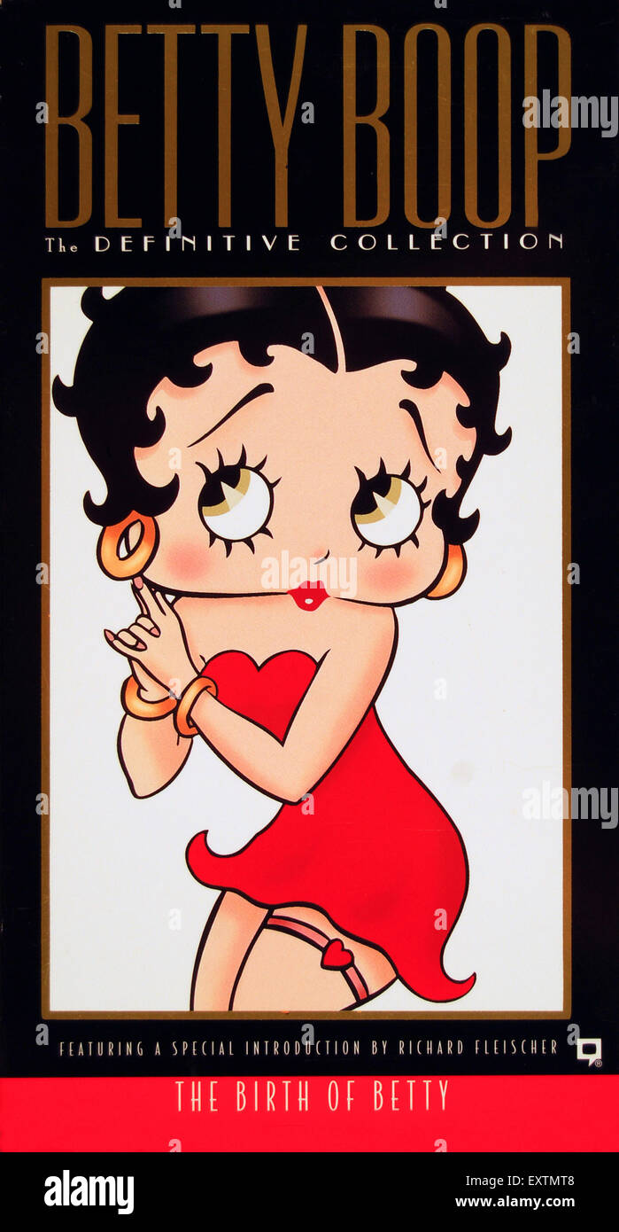 1930s USA Betty Boop Poster Stock Photo