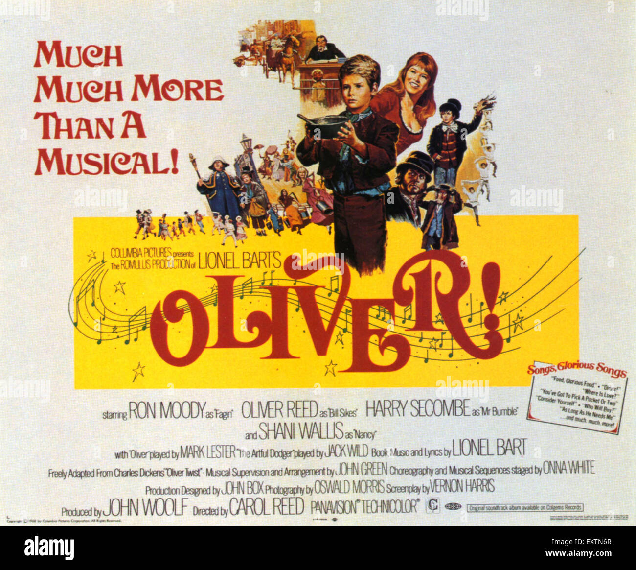 1960s UK Oliver Film Poster Stock Photo Alamy