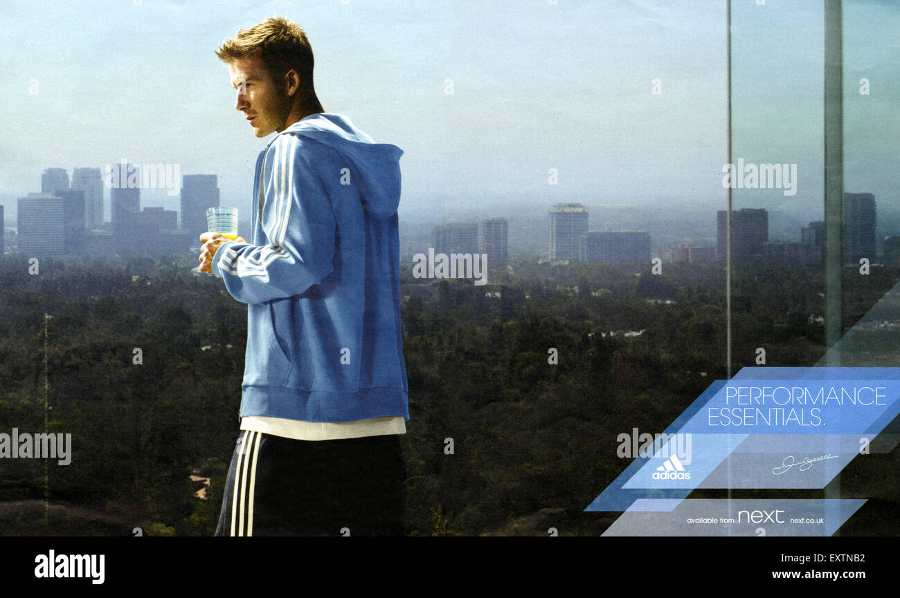 2010s UK Adidas Magazine Advert Stock Photo