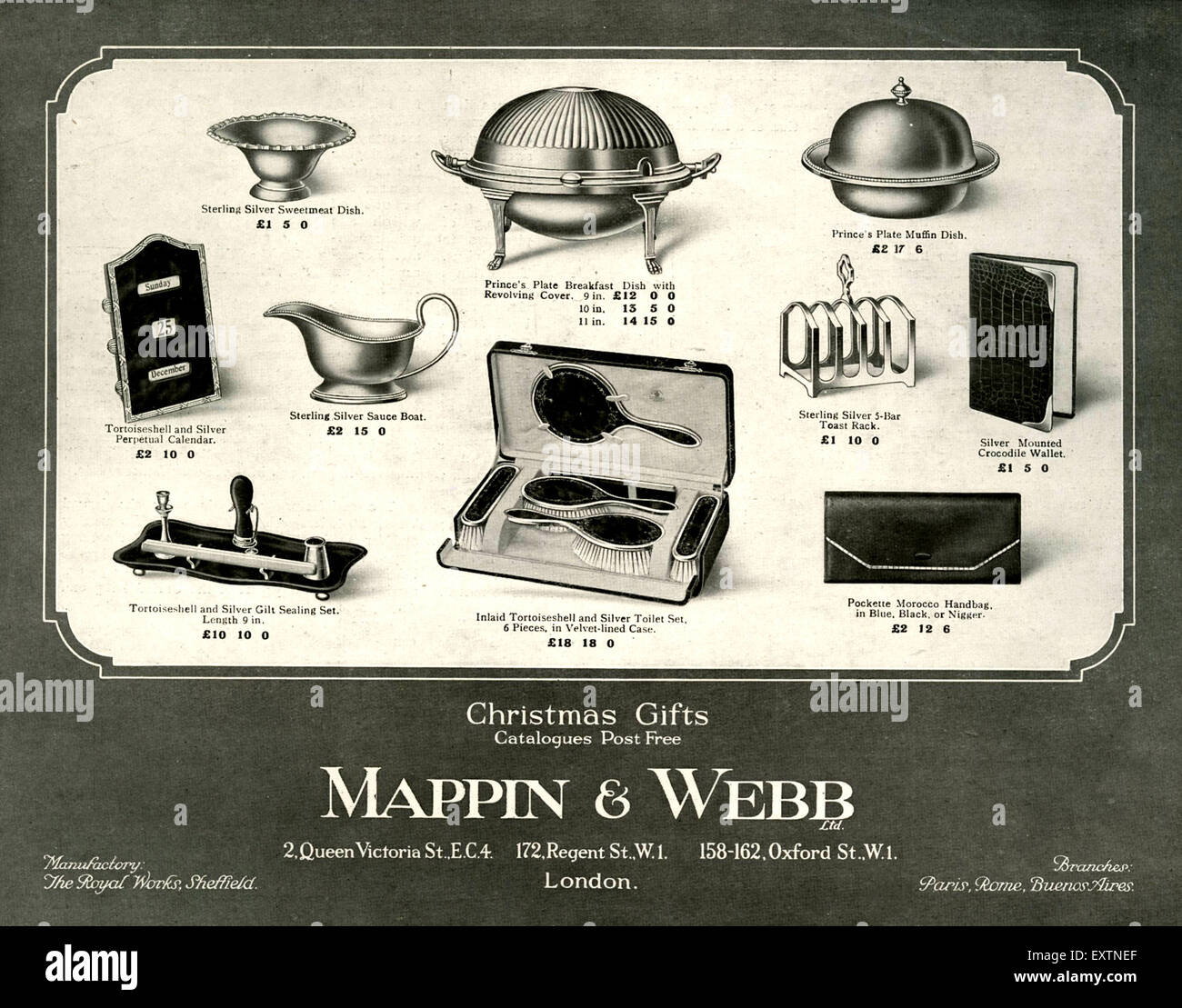 逆輸入 webb Mappin advert Alamy - images and photography stock hi-res コレクション