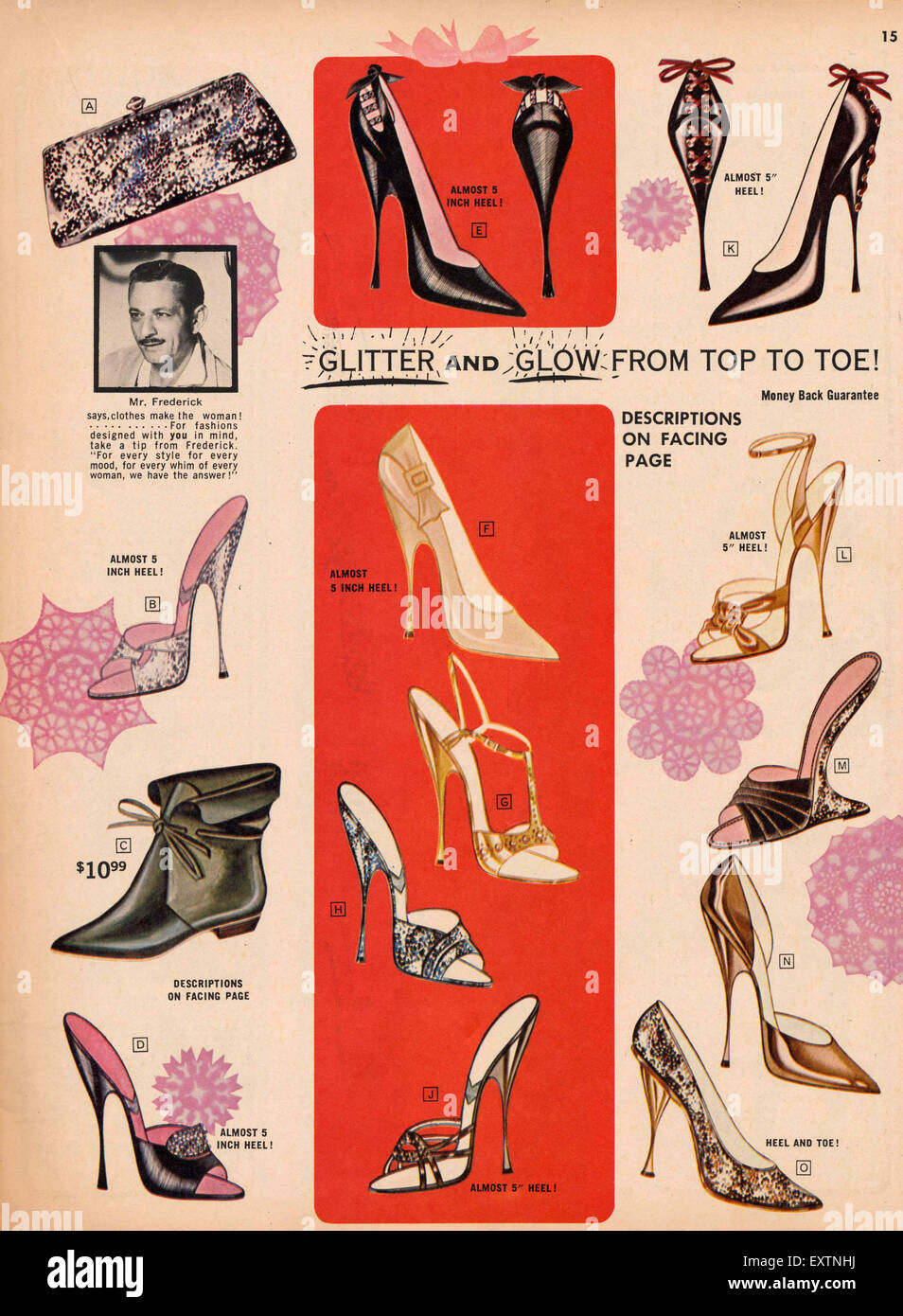 1960s USA Frederick's of Hollywood Catalogue/ Brochure Plate Stock