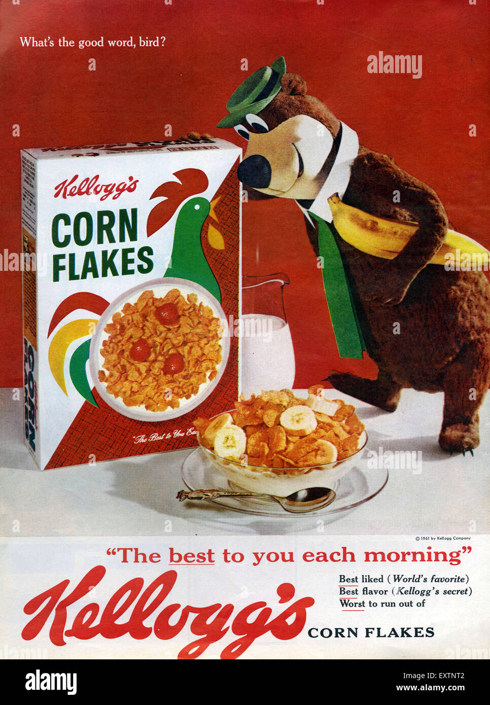 1960s USA Kellogg's Magazine Advert Stock Photo Alamy