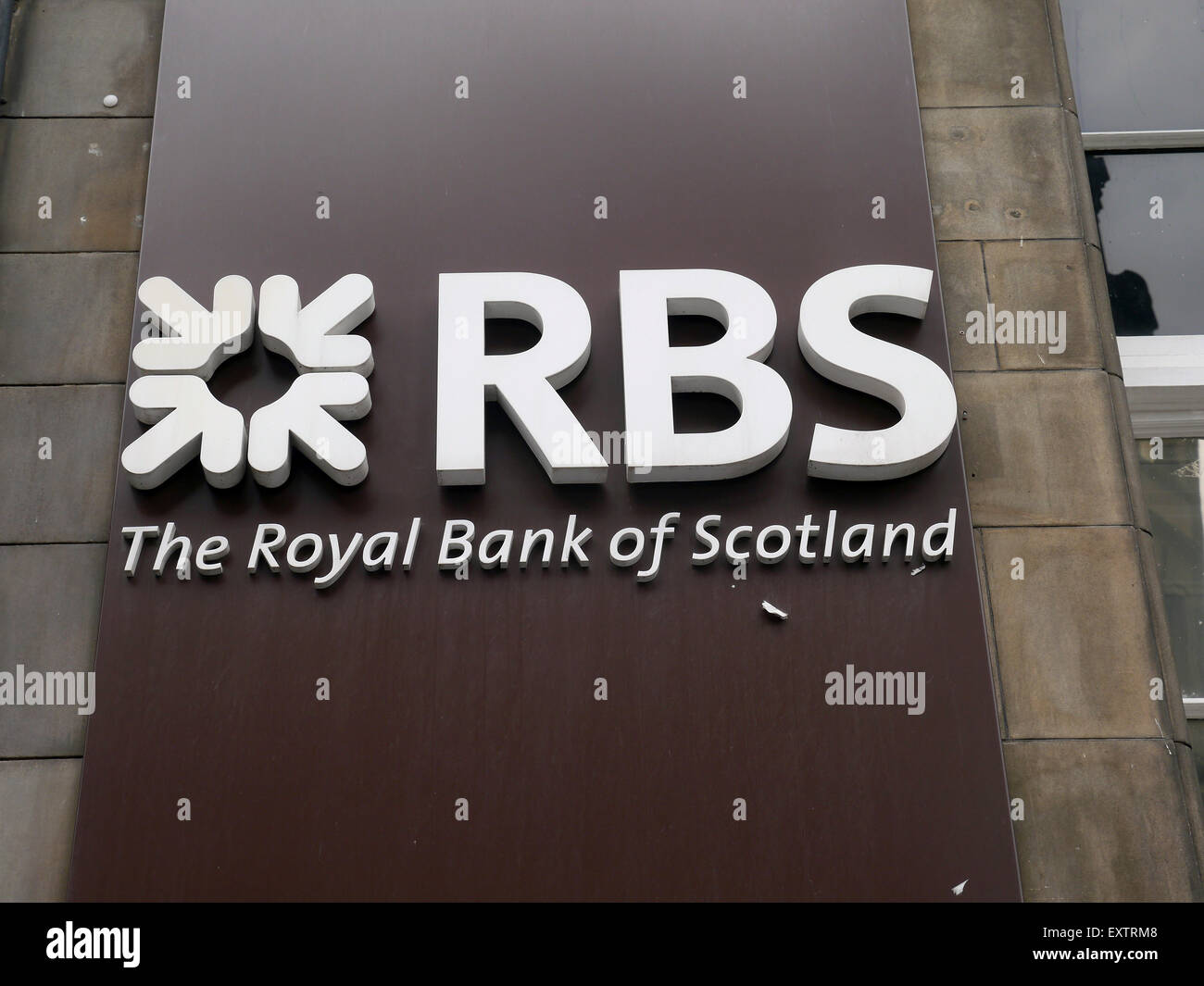Edinburgh, Great Britain. 23rd June, 2014. The logo of the Royal Bank ...