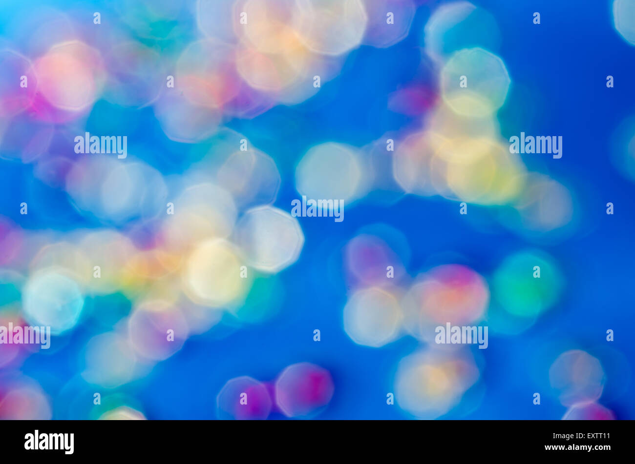 multicolored abstract blurred bokeh lights background Stock Photo - Alamy