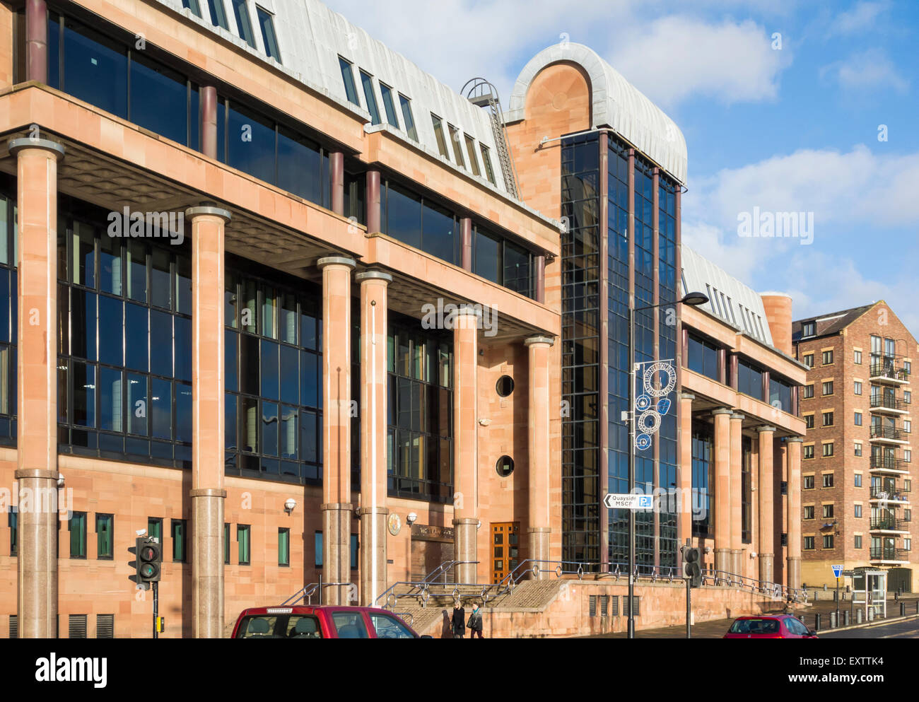Newcastle Crown Court building, Newcastle upon Tyne, England, UK Stock