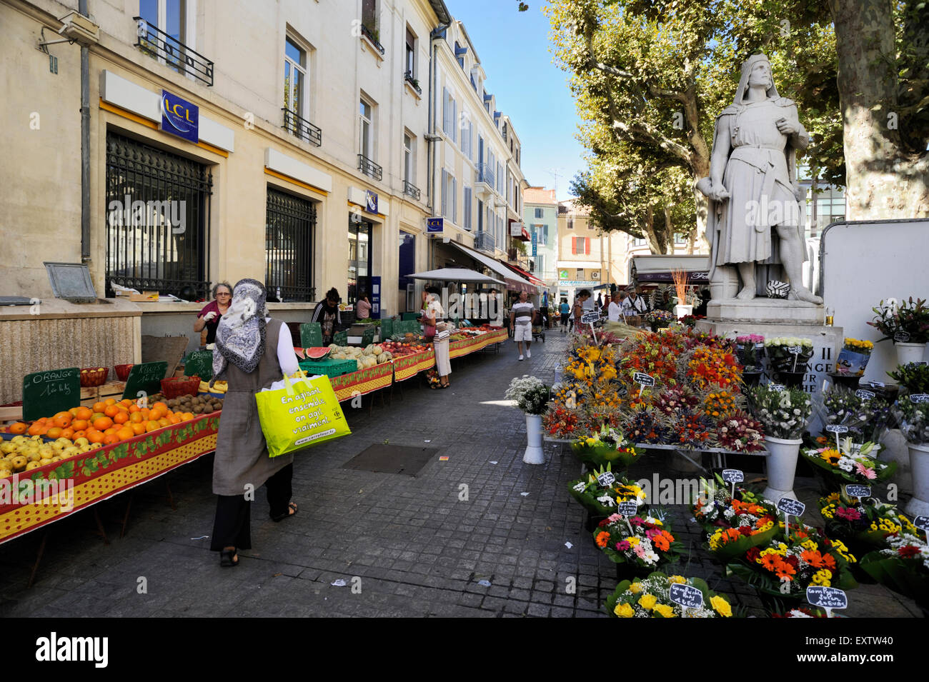 France, Provence, Vaucluse, Orange, market Stock Photo