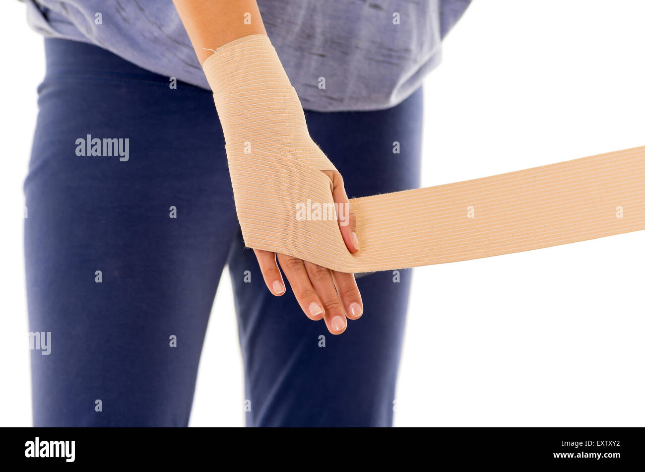 Bandage around hand hires stock photography and images Alamy