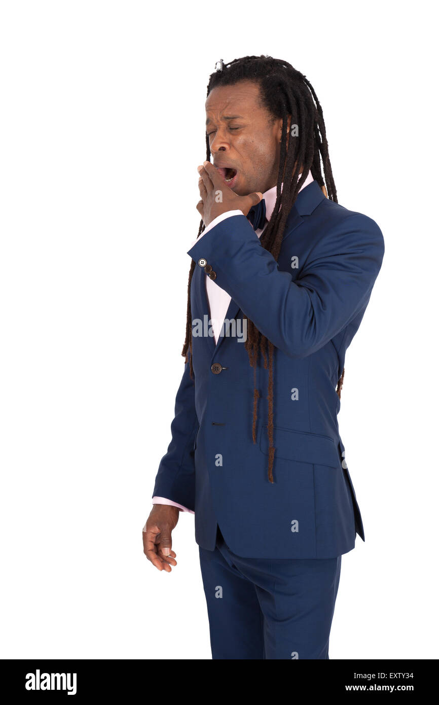 Handsome man with dreadlocks doing different expressions in different ...