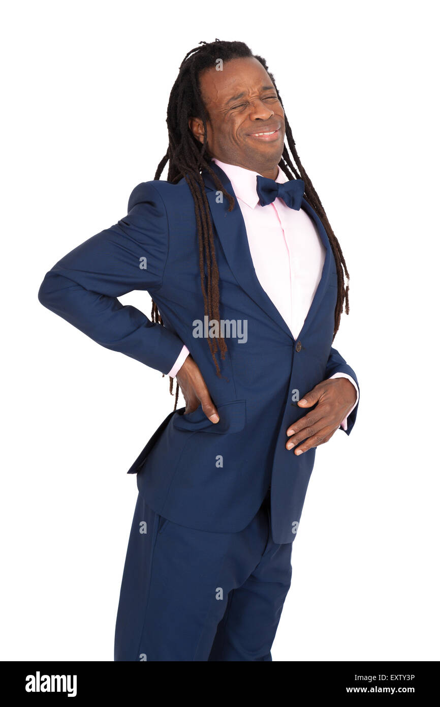 Handsome man with dreadlocks doing different expressions in different ...