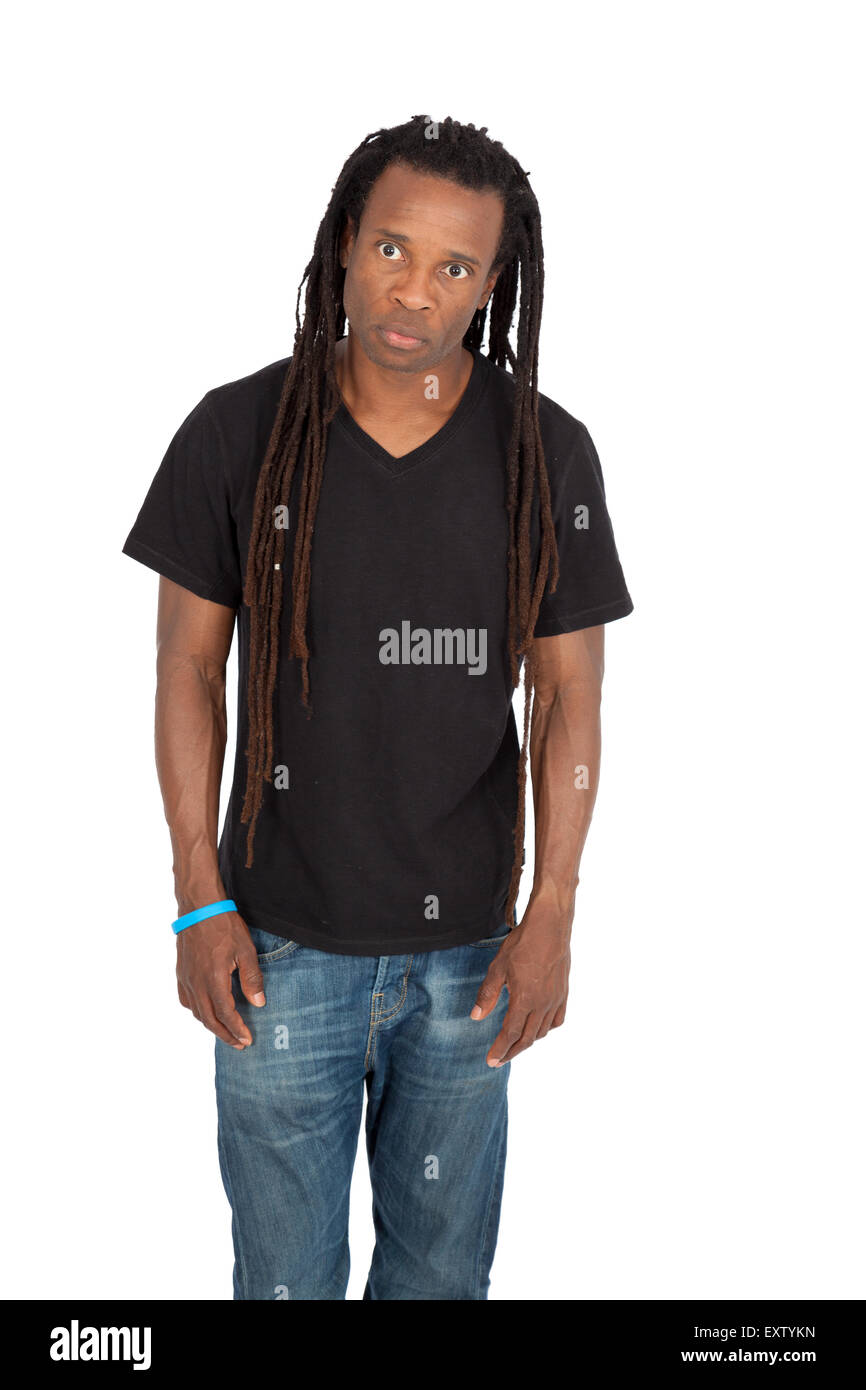 Face cheerful african man dreadlocks hi-res stock photography and ...