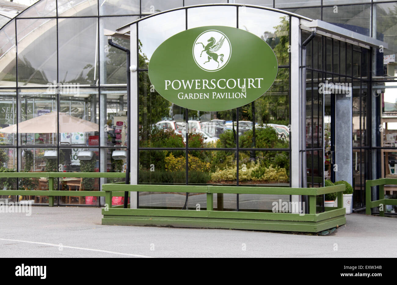 Powerscourt Garden and Lifestyle Centre in County Wicklow Stock Photo