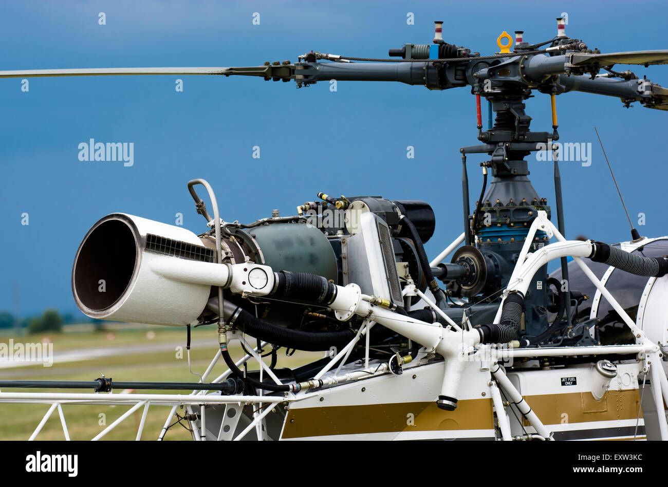 Helicopter Engine and Rotor Stock Photo 85374224 Alamy