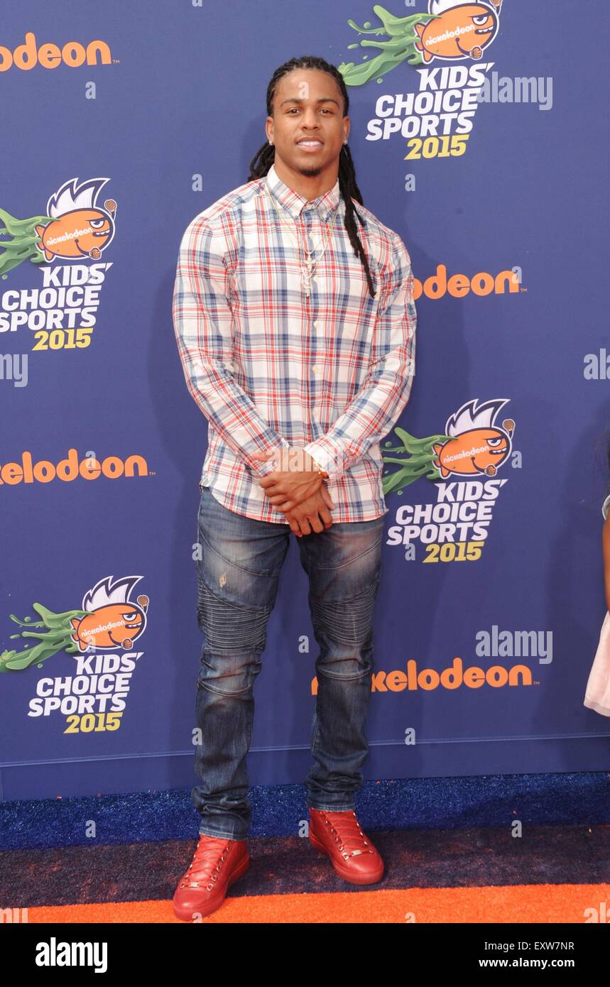 Los Angeles, California, USA. 16th July, 2015. Jason Verrett at arrivals for Nickelodeon Kids' Choice Sports Awards, Pauley Pavilion July 16, 2015. Credit:  Dee Cercone/Everett Collection/Alamy Live News Stock Photo