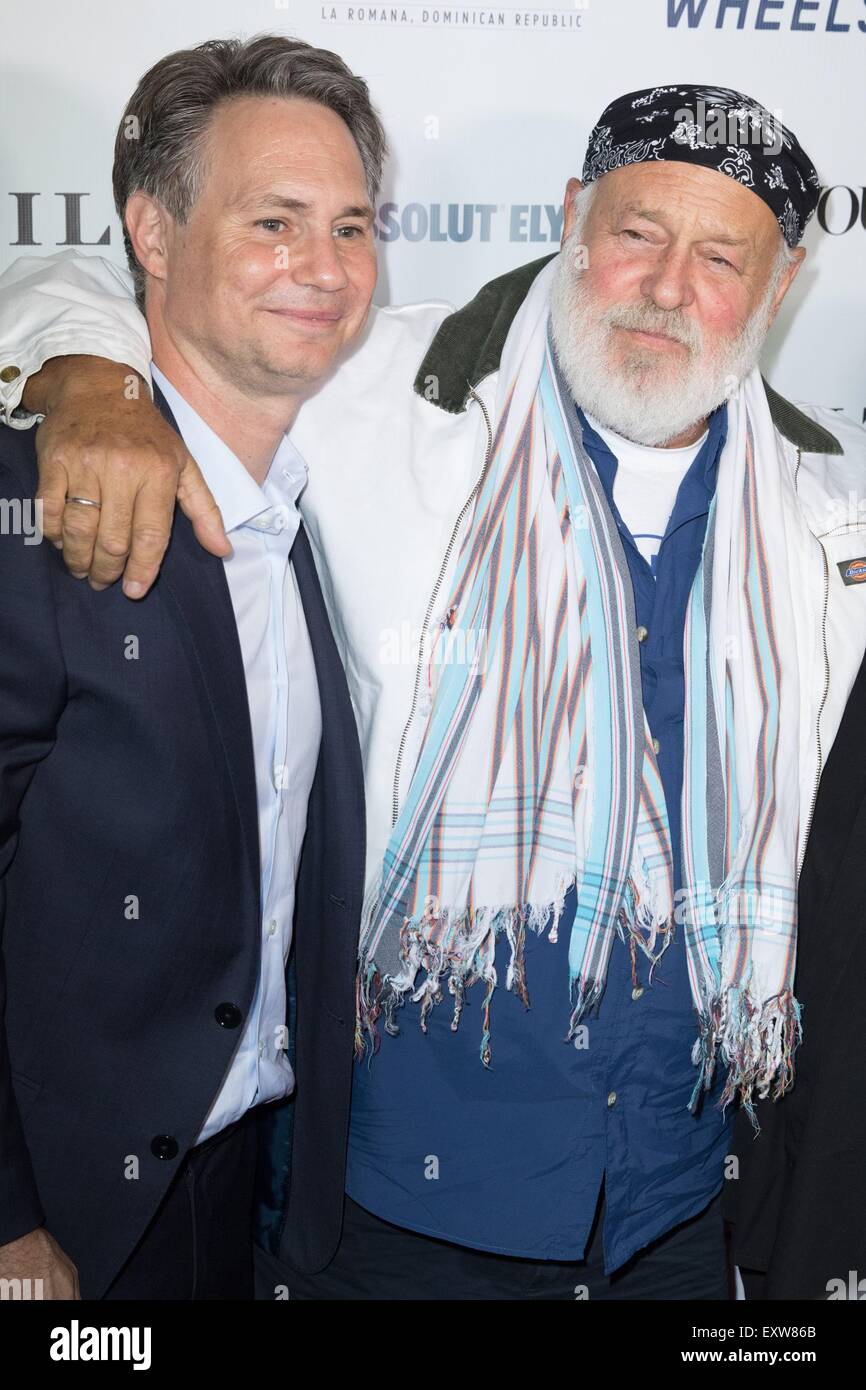 New York, NY, USA. 16th July, 2015. Jason Binn, Bruce Weber, at arrivals for A Celebration Of The Photos And Short Film Of Patriots Star Rob Gronkowski For DUJOUR, LAVO, New York, NY July 16, 2015. Credit:  Abel Fermin/Everett Collection/Alamy Live News Stock Photo
