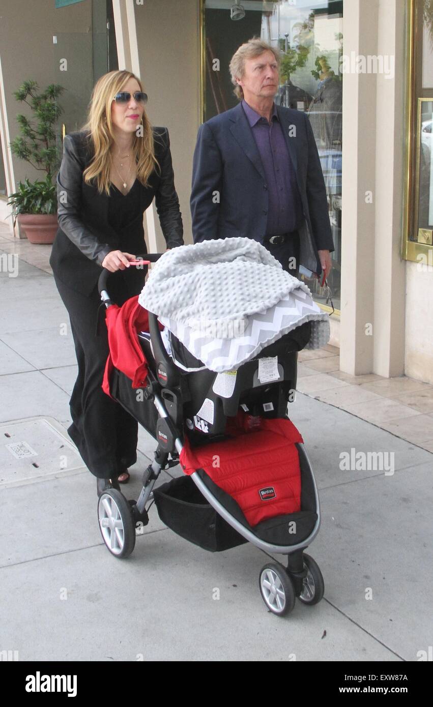 Nigel Lythgoe takes his family shopping in Beverly Hills Featuring