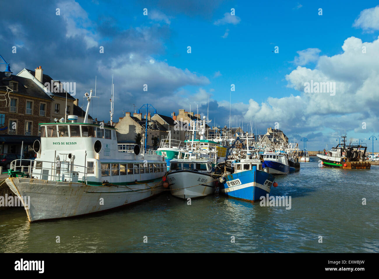 Port En Bessin, Calvados, Basse Normandie, France Stock Photo