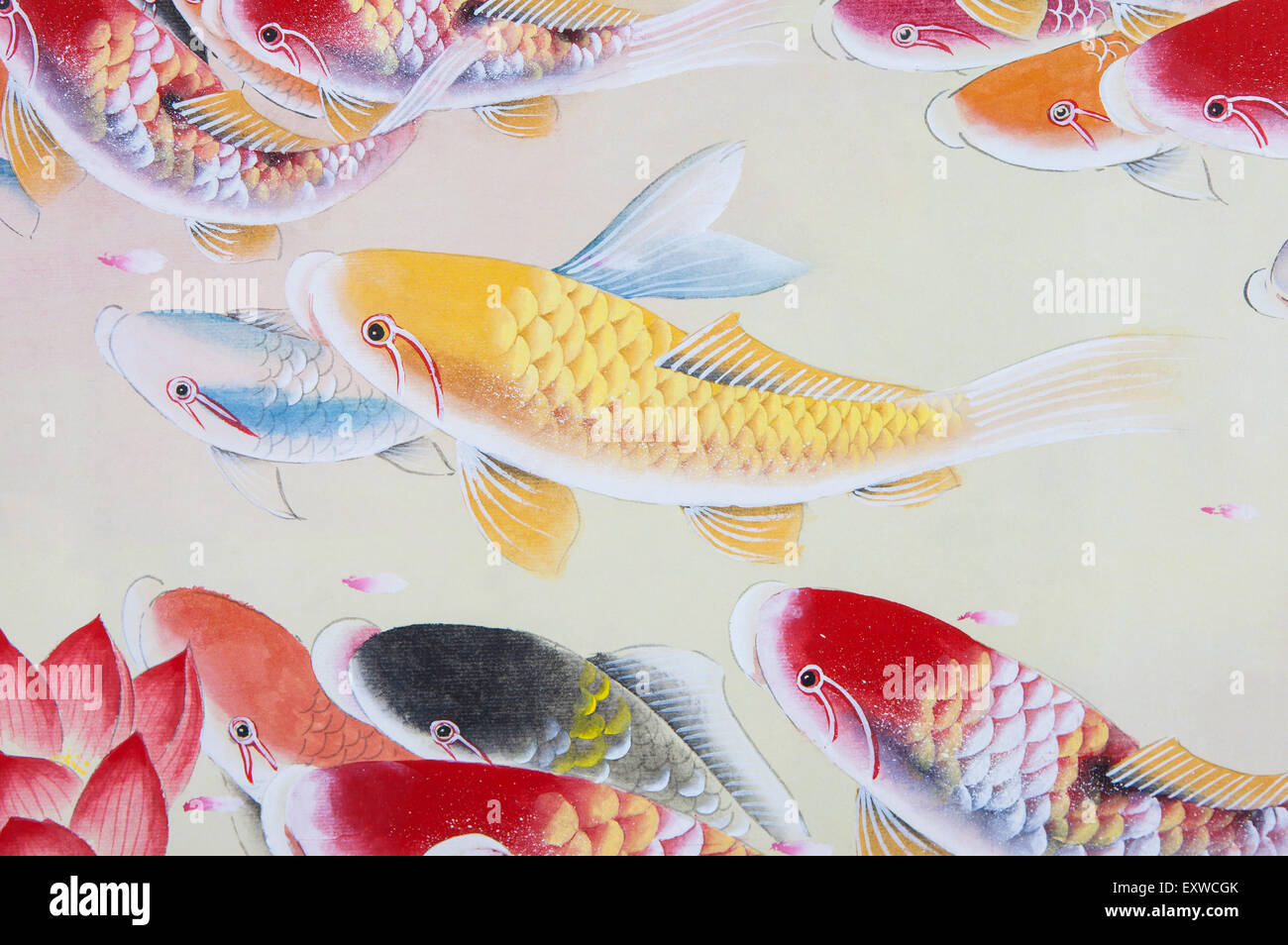 Carp fish painting hi-res stock photography and images - Page 8 - Alamy