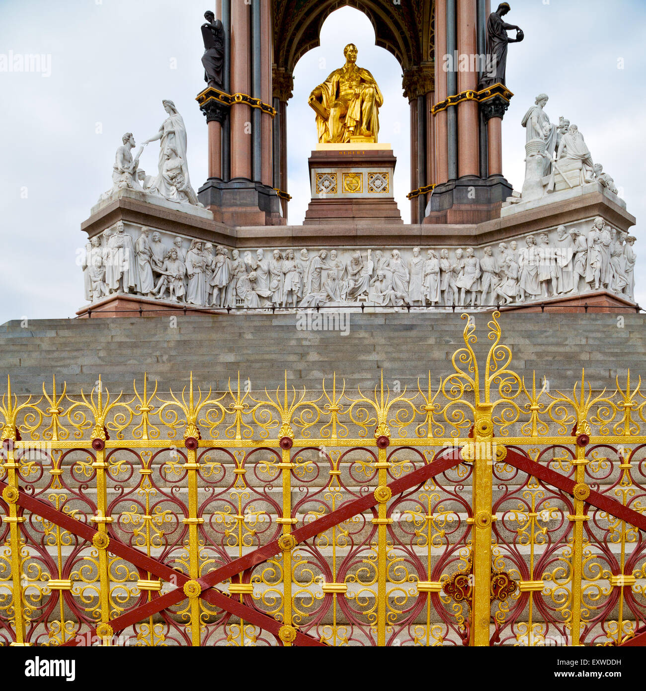 albert monument in london england kingdome and old construction Stock ...