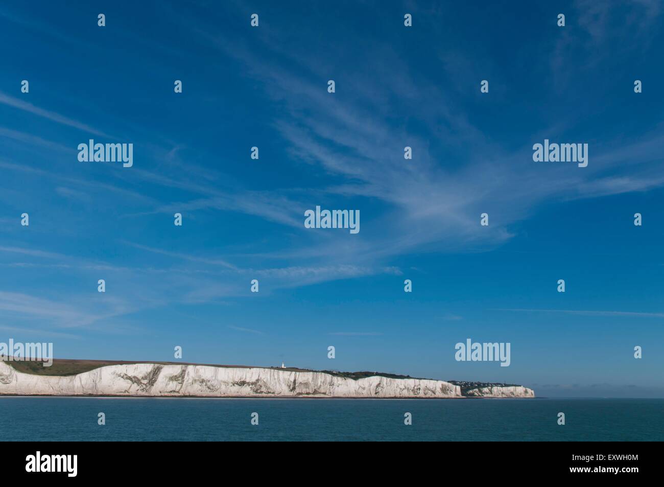 White cliffs, Dover, Kent, South East England, England, Great Britain, Europe Stock Photo