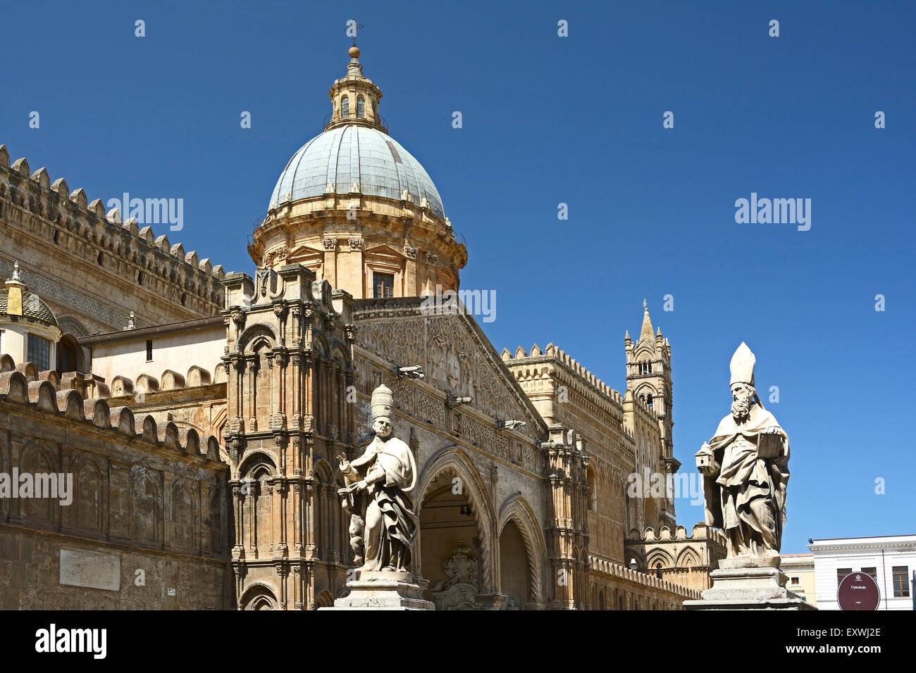 Cathedral, Palermo, Sicily, Italy, Europe Stock Photo