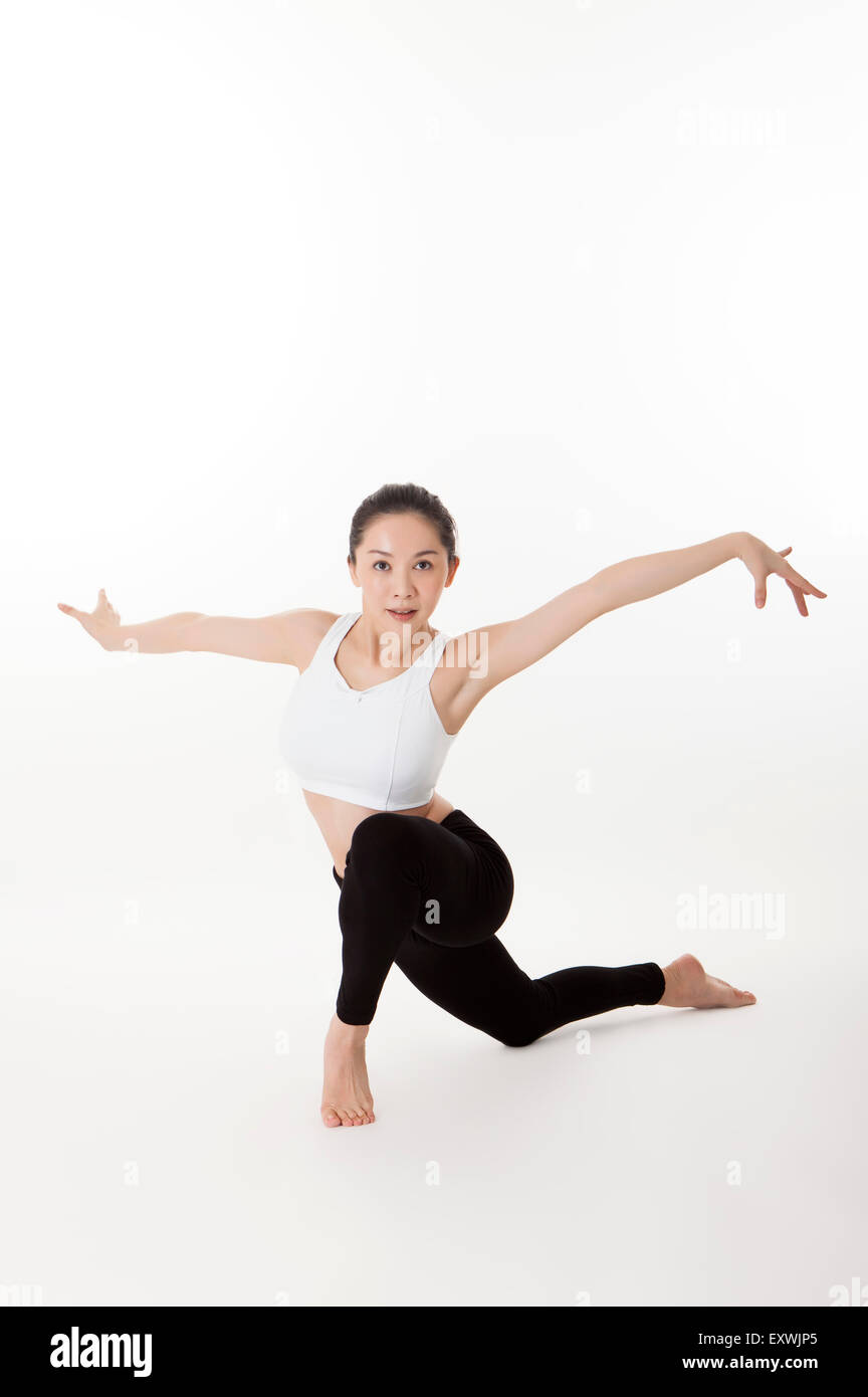 Woman arms outstretched to camera hi-res stock photography and images ...
