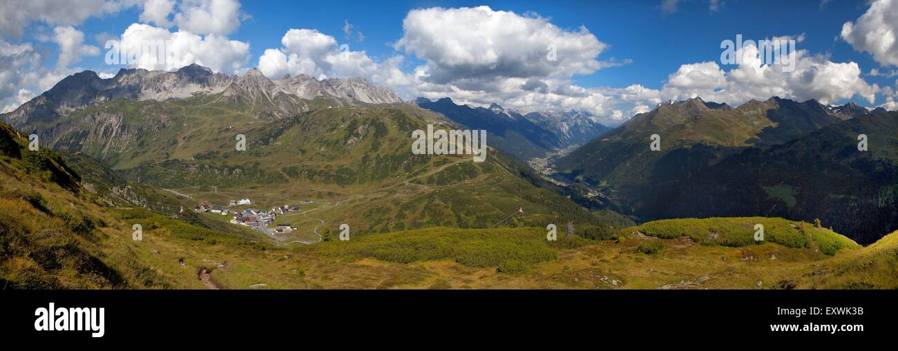 Mountainscape at Arlberg, Tyrol, Austria Stock Photo