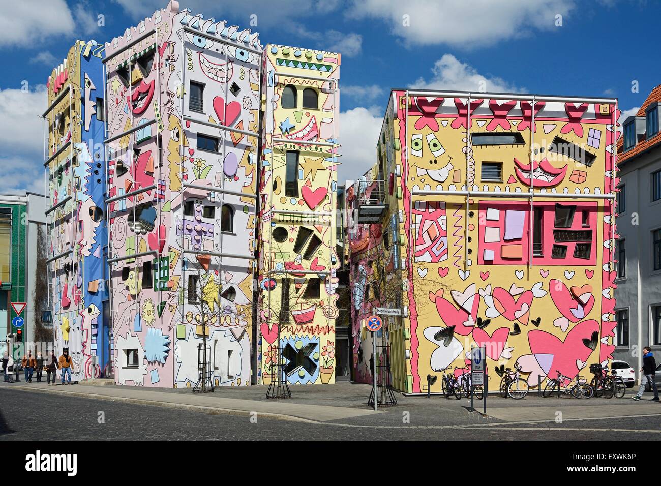 Happy Rizzi House, Braunschweig, Lower Saxony, Germany, Europe Stock Photo