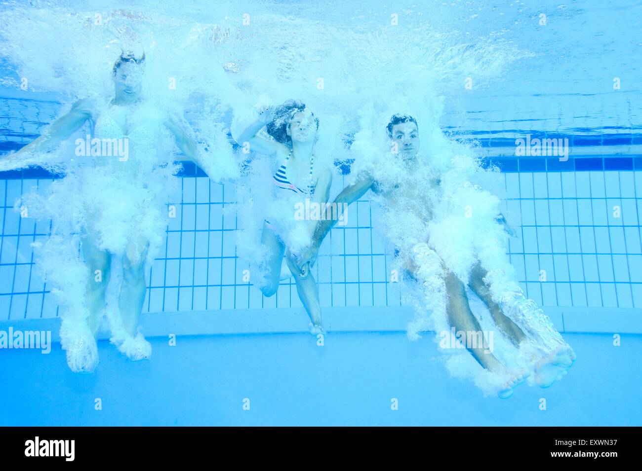 Jumping underwater hires stock photography and images Alamy