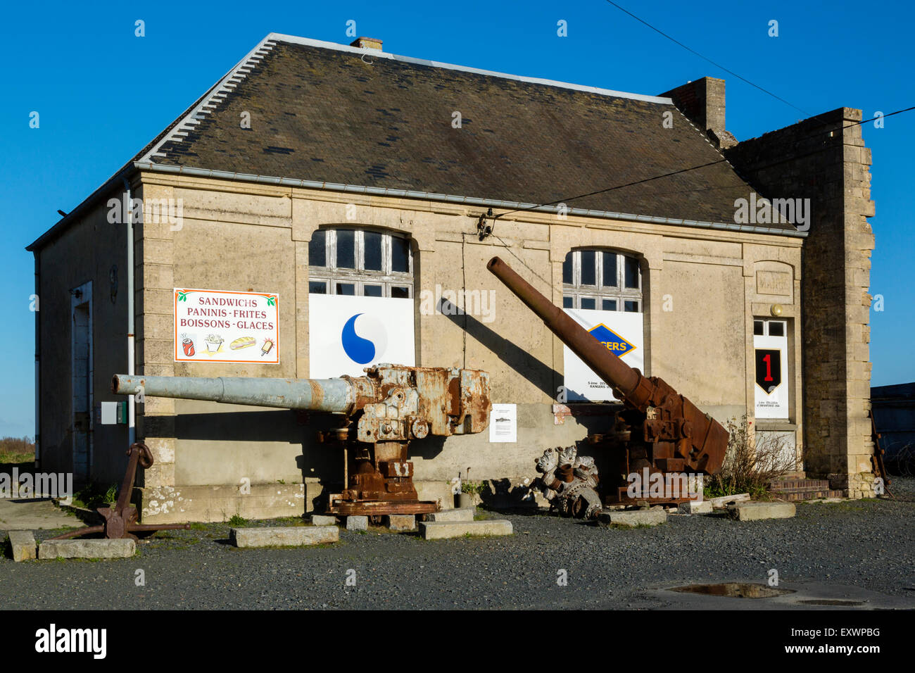 A D Day Museum In Normandy, Calvados, France Stock Photo