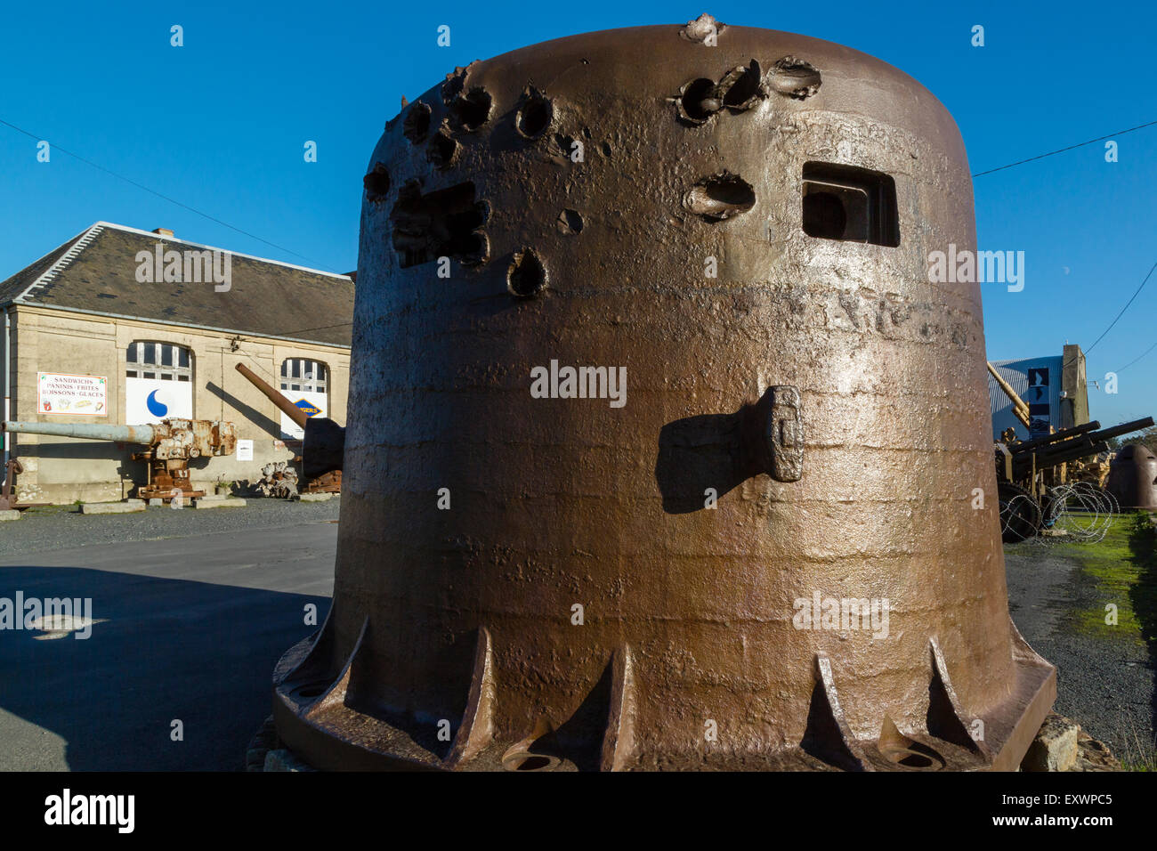A D Day Museum In Normandy, Calvados, France Stock Photo