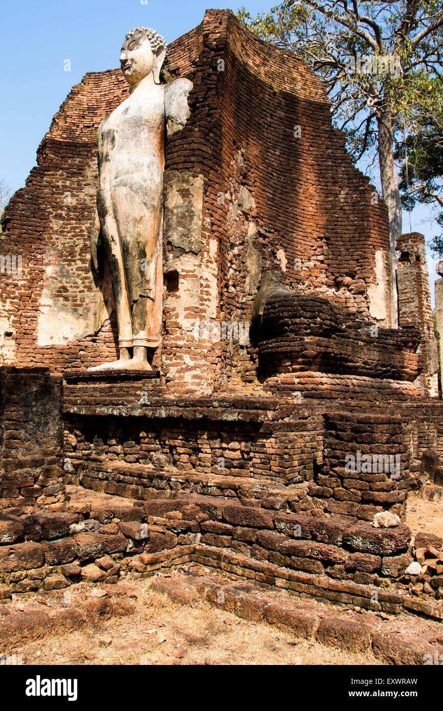 The temples of Kamphaeng Phet, Thailand Stock Photo