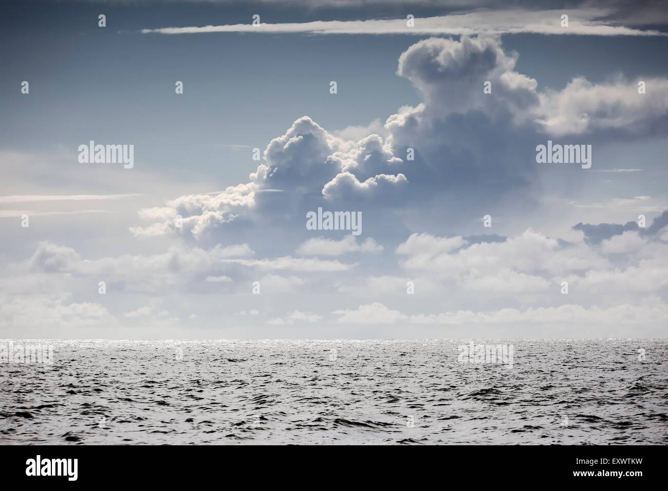 Clouds above the North Sea, Sylt, Schleswig-Holstein, Germany Stock Photo