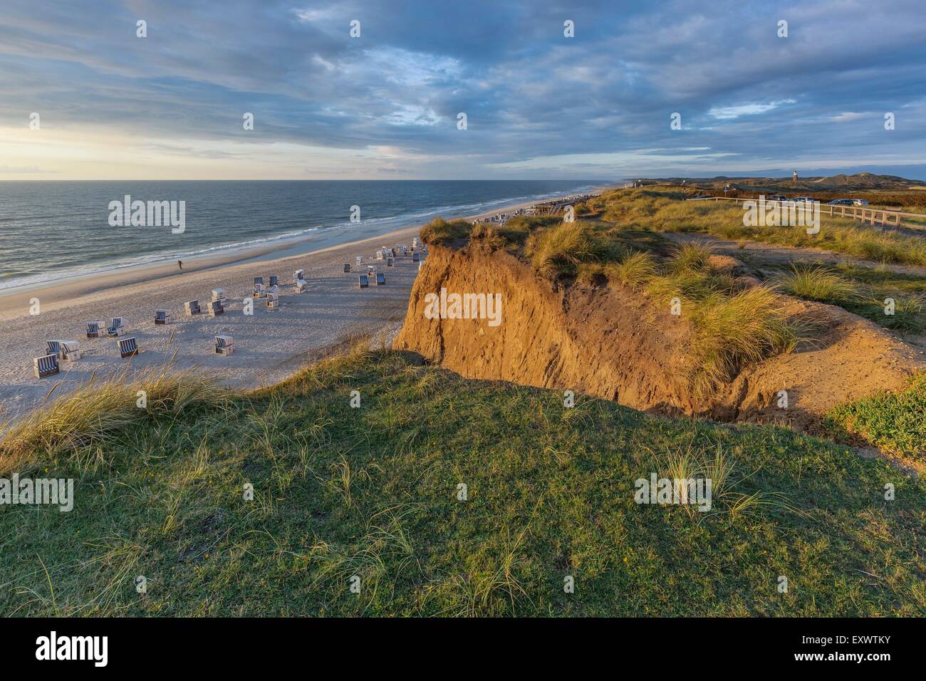 Red cliff, Kampen, Sylt, Schleswig-Holstein, Germany Stock Photo