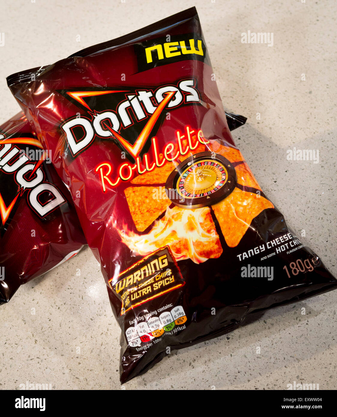 Packet of Roulette Doritos Corn Chips Stock Photo Alamy