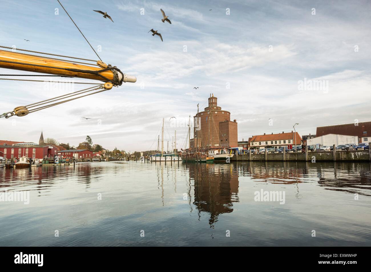 Harbour, Eckernfoerde, Schleswig-Holstein, Germany, Europe Stock Photo