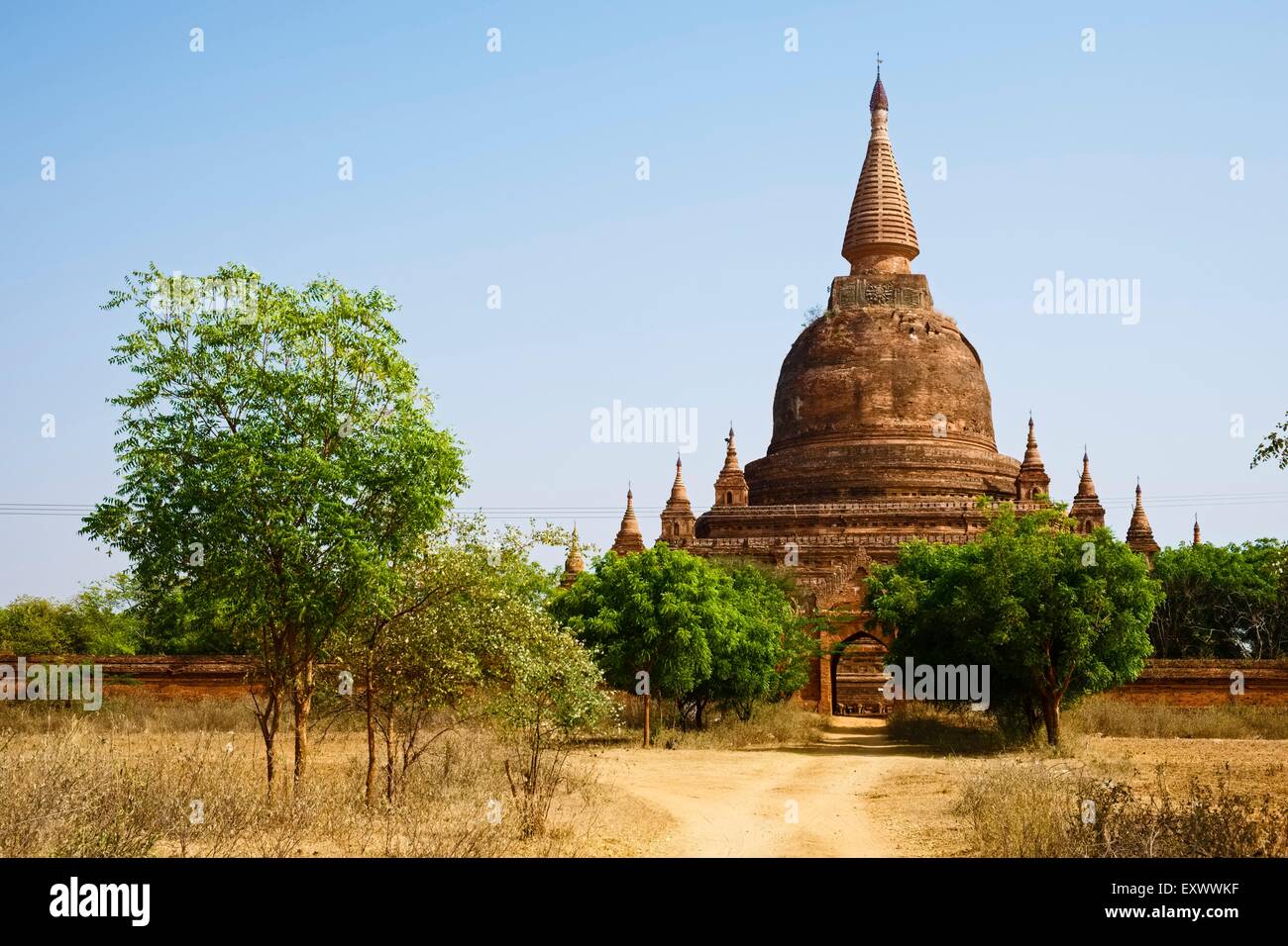 Sitana Gyi Hpaya Pagoda, Bagan, Myanmar, Asia Stock Photo