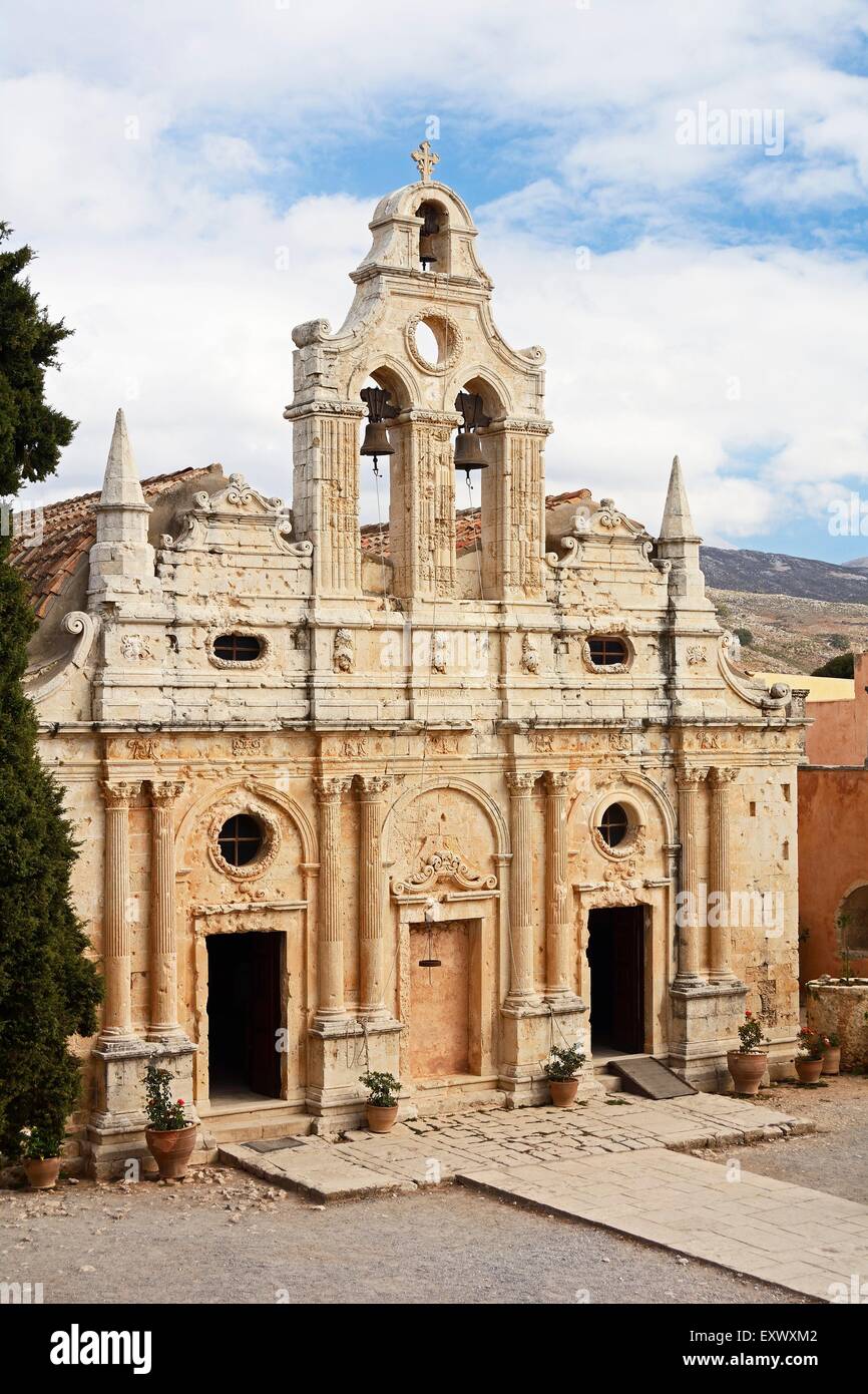 Arkadi Monastery, Crete, Greece Stock Photo