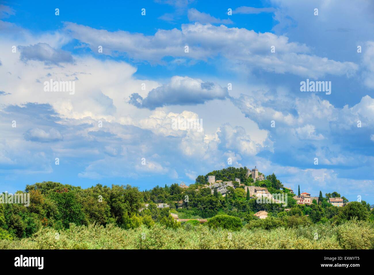 Eygalieres, Alpilles, Bouches-du-Rhone, Provence - Alpes-Cote d Azur, France, Europe Stock Photo