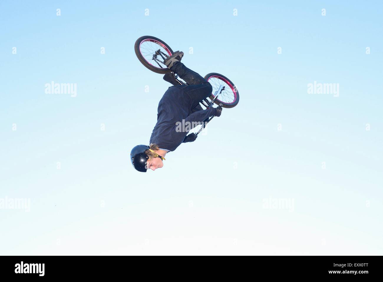 Jumping upside down hi-res stock photography and images - Alamy