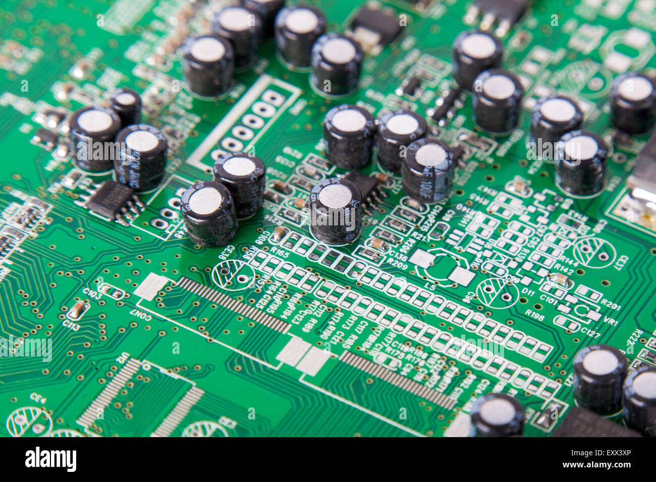 Computer circuit board Stock Photo