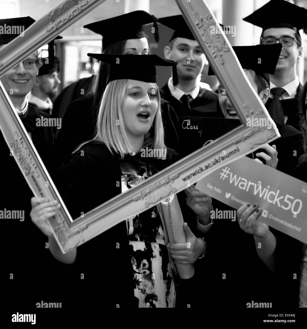 Graduation day at Warwick University Stock Photo