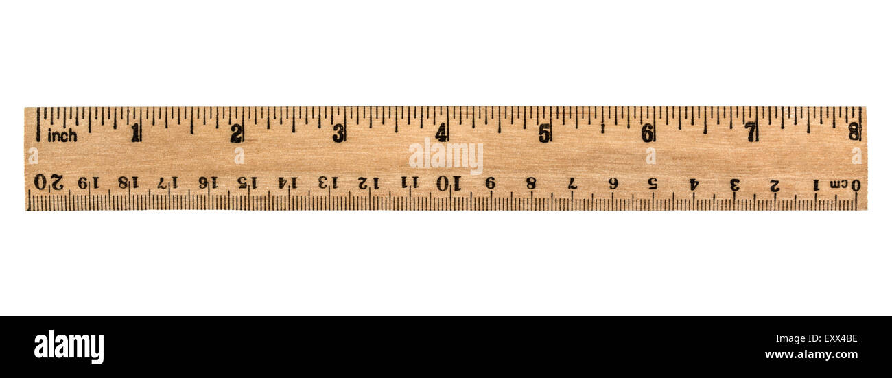 Ruler 12 inches isolated hi-res stock photography and images - Alamy