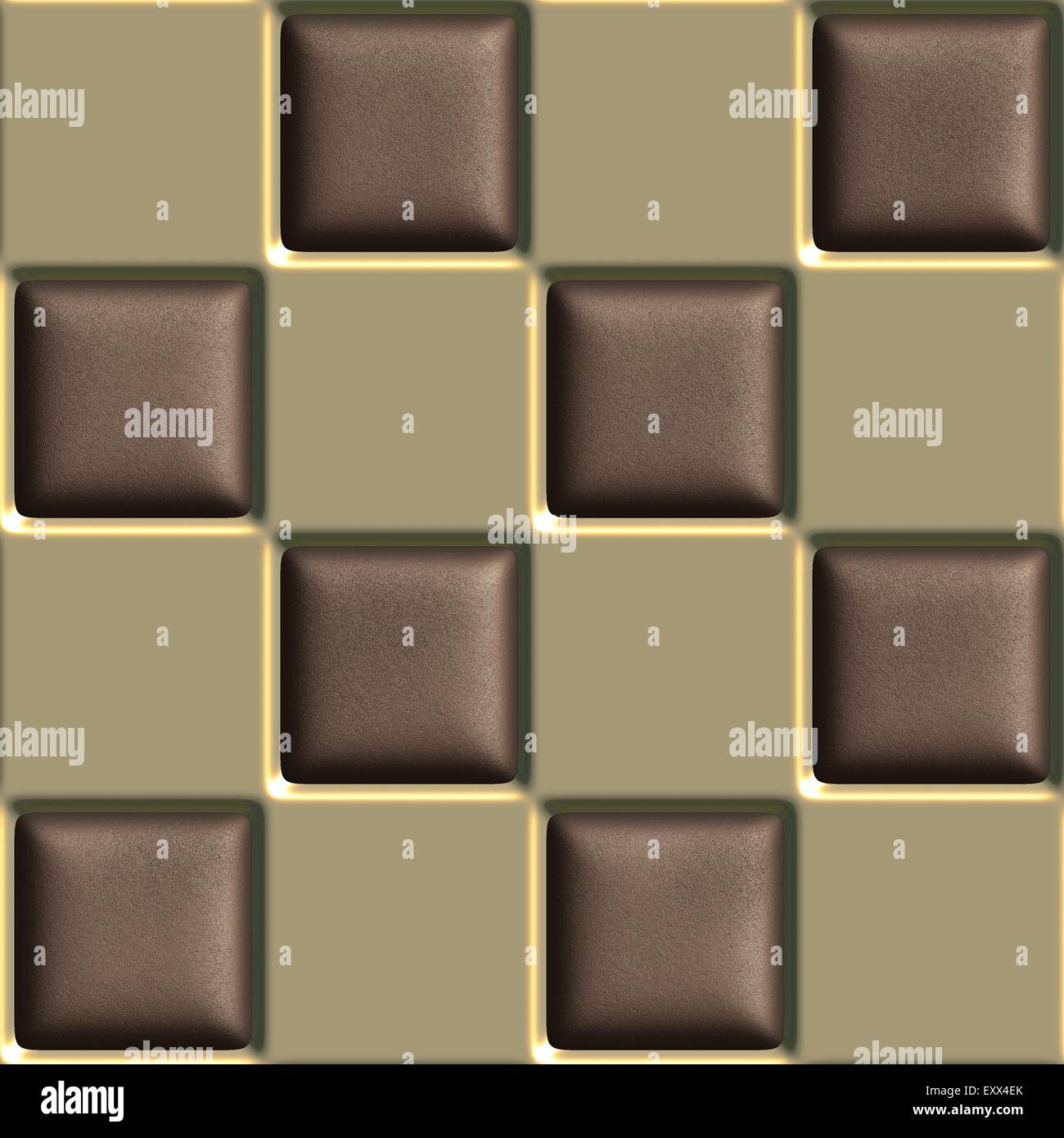Seamless tileable leather, gold decorative background pattern Stock ...