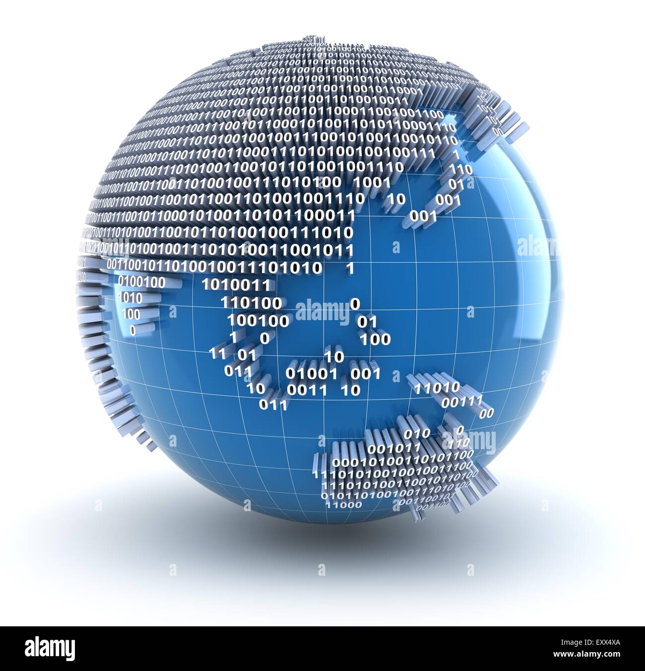 Digital globe Stock Photo