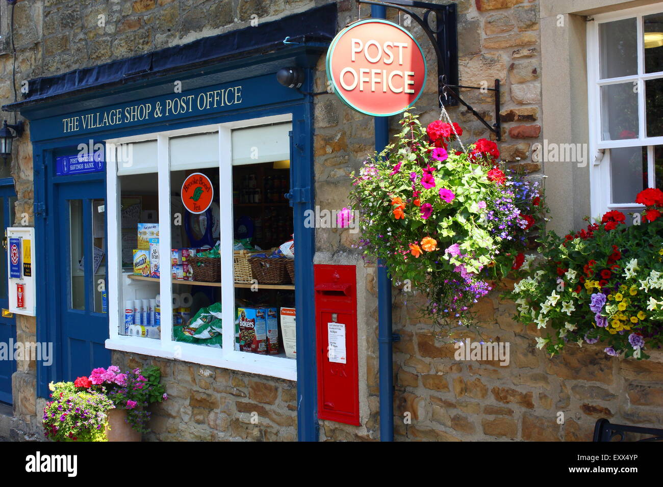 The Village Shop & Post Office in Pilsley, a village on the Chatsworth