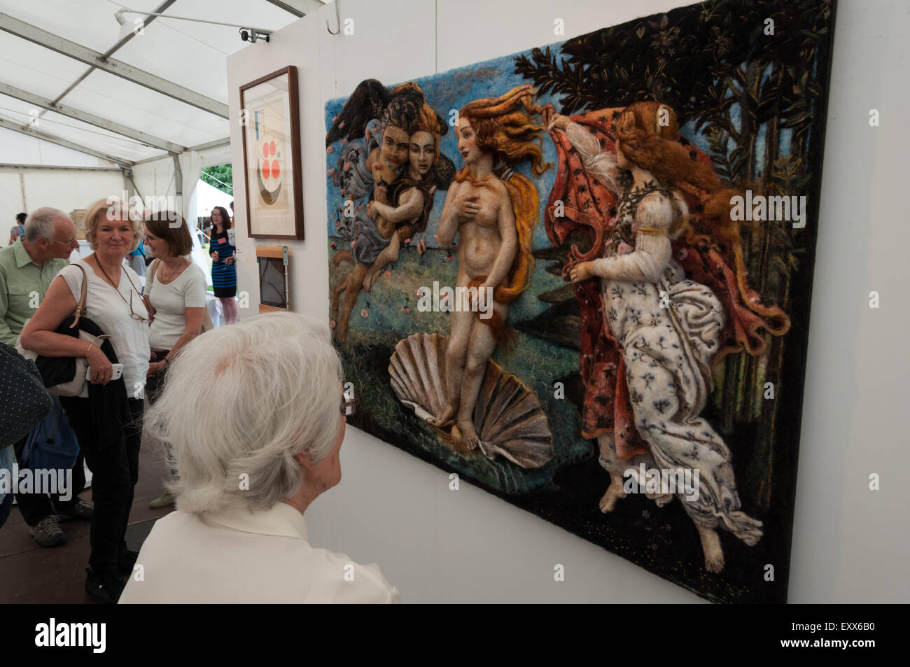 Oxford, OXON, UK. 17th July, 2015. Artists, craftsmen, performers and musicians gather at the World Famous, Art in Action 2015, held at Waterperry Gardens, Oxford, Oxfordshire. Credit: Stanislav Halcin/Alamy Live News Stock Photo