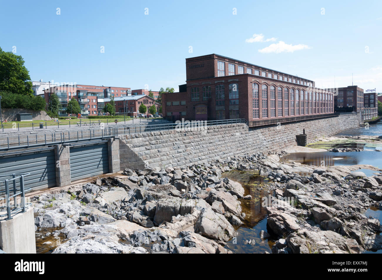 A part of the old cotton mills in Tampere Finland Stock Photo Alamy